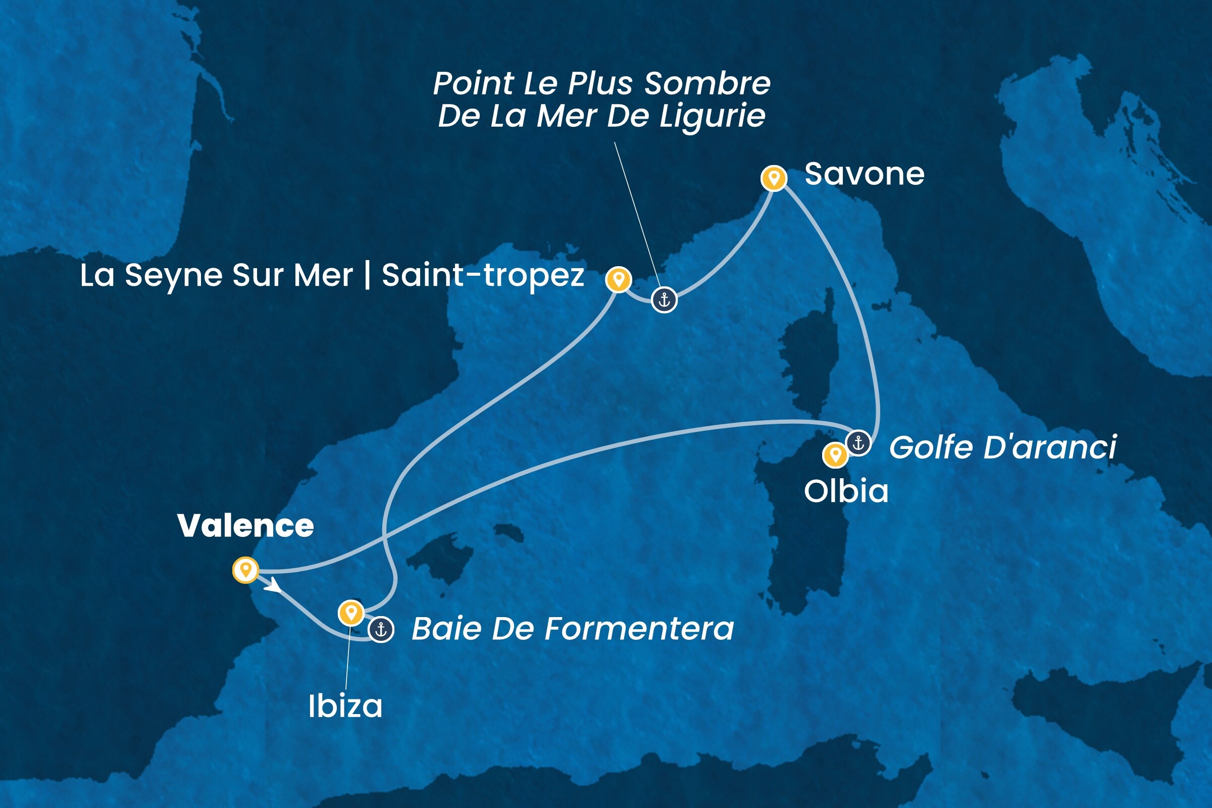 Carte de l’itinéraire