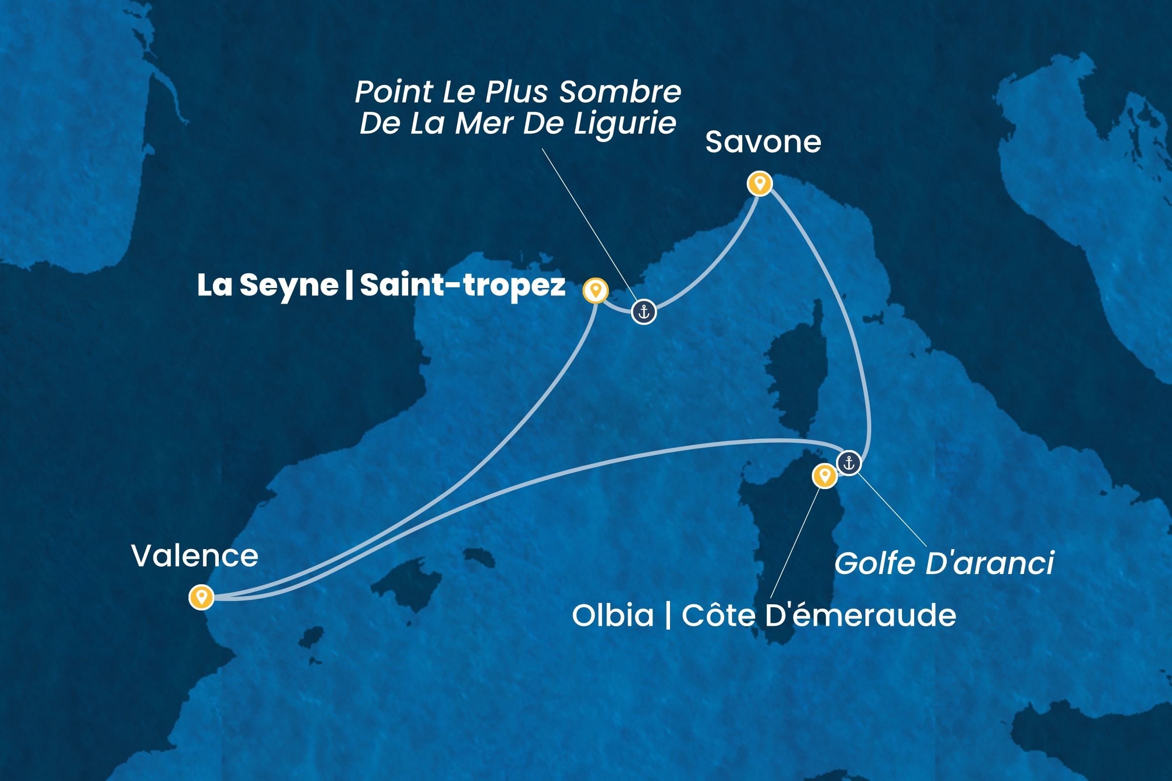 Carte de l’itinéraire