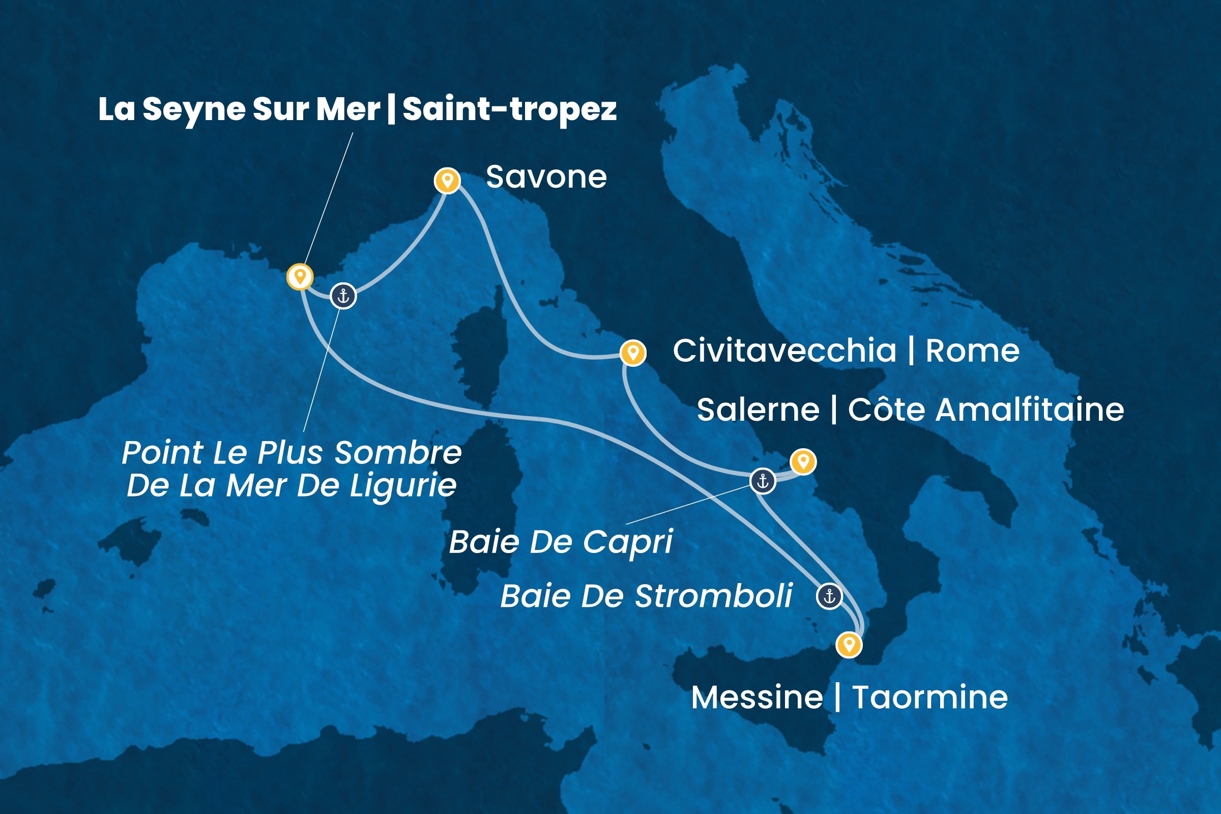 Carte de l’itinéraire