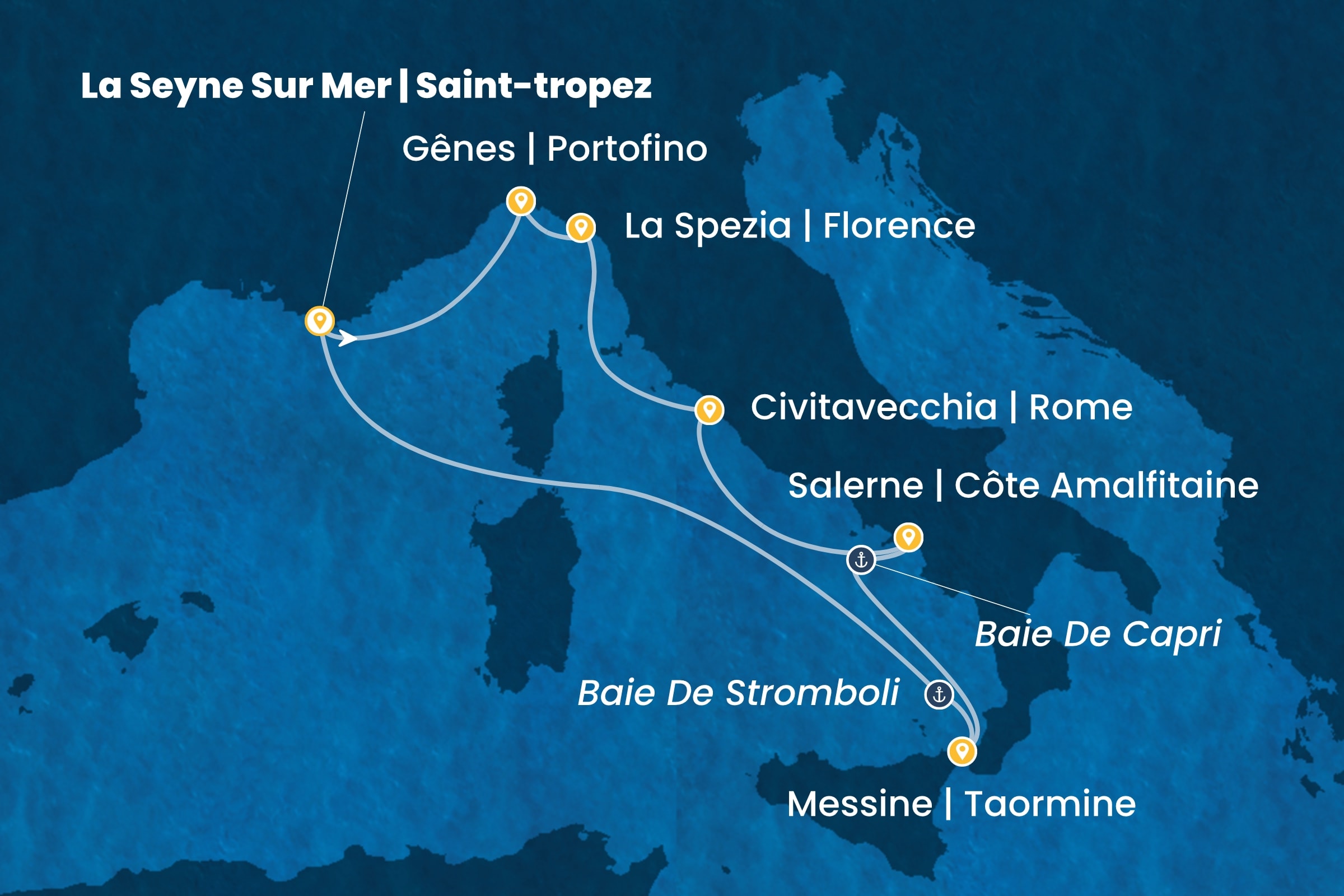 Carte de l’itinéraire