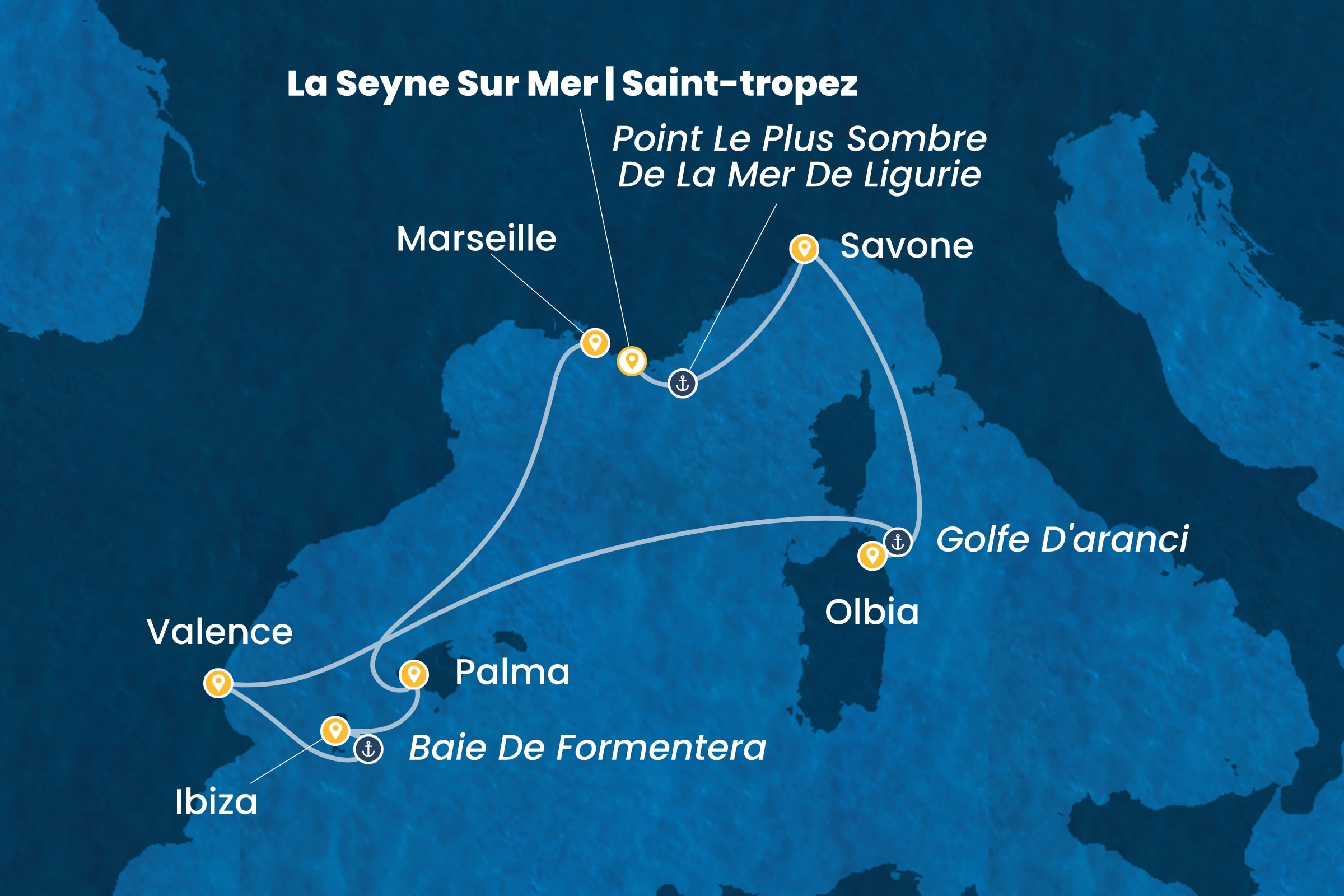Carte de l’itinéraire
