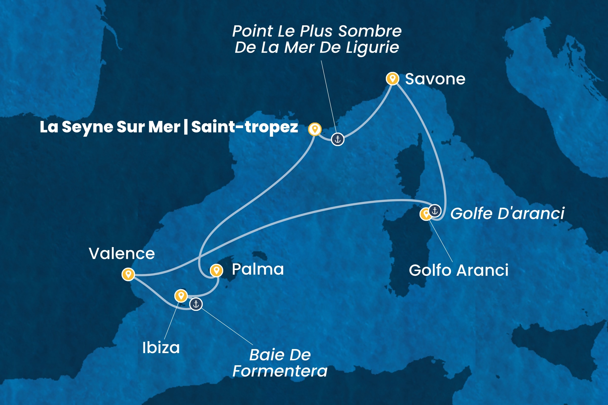 Carte de l’itinéraire