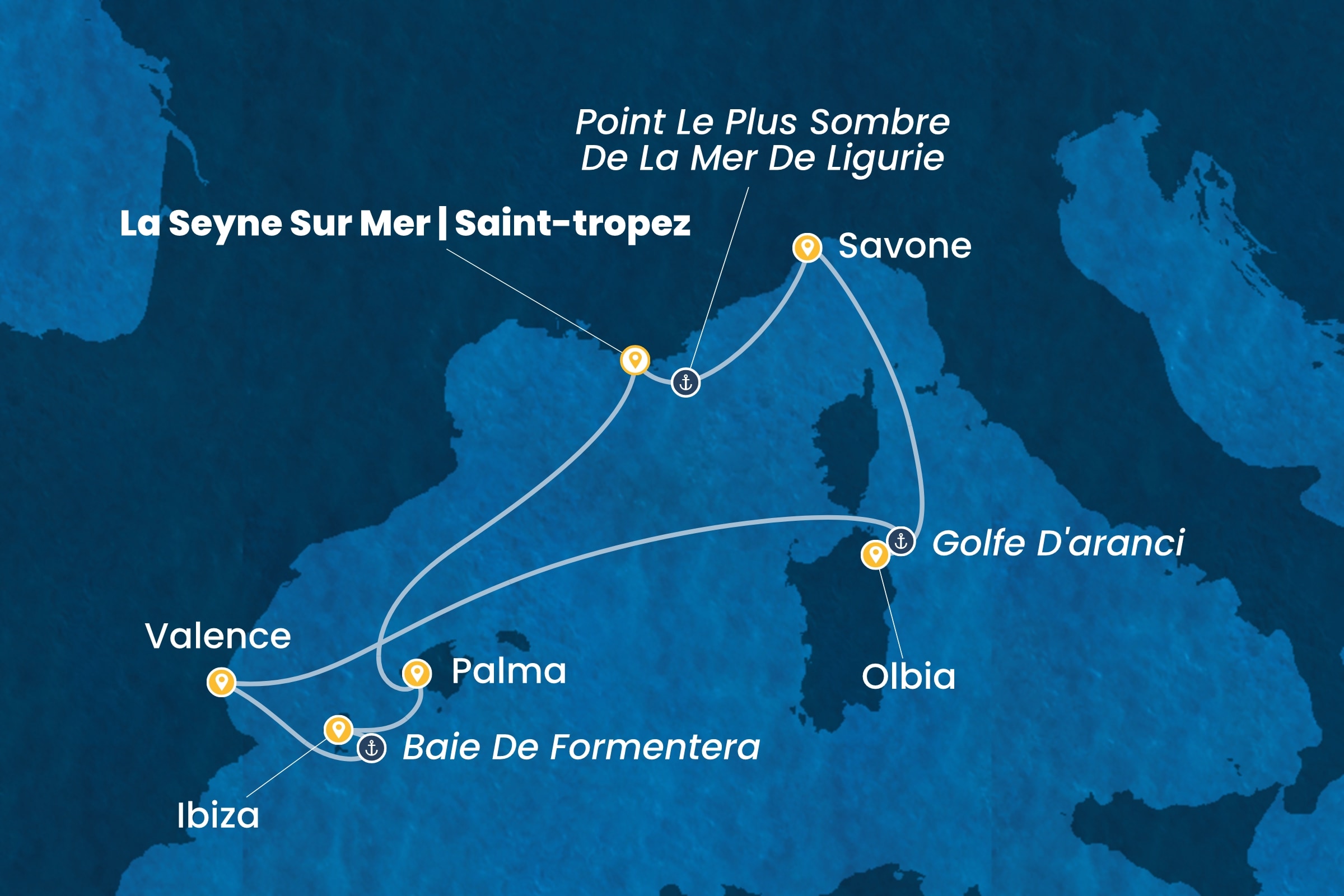 Carte de l’itinéraire
