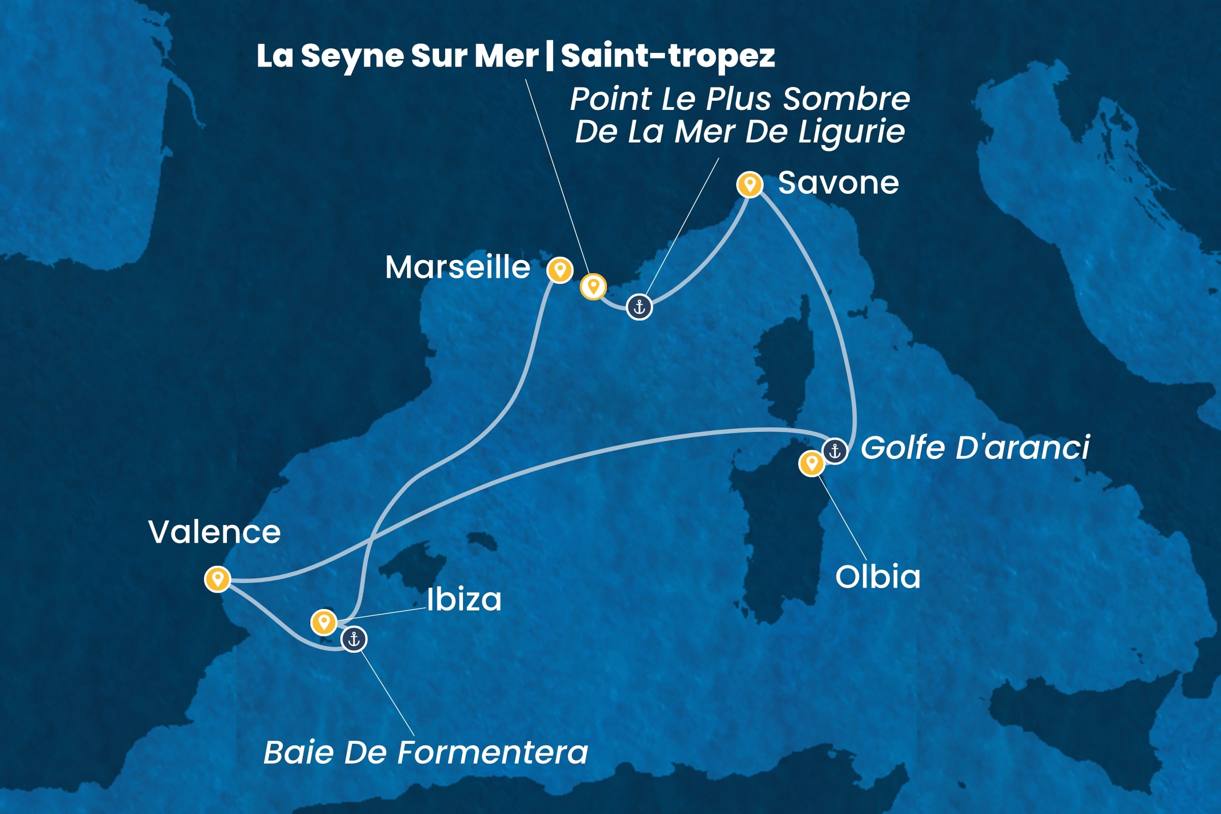 Carte de l’itinéraire