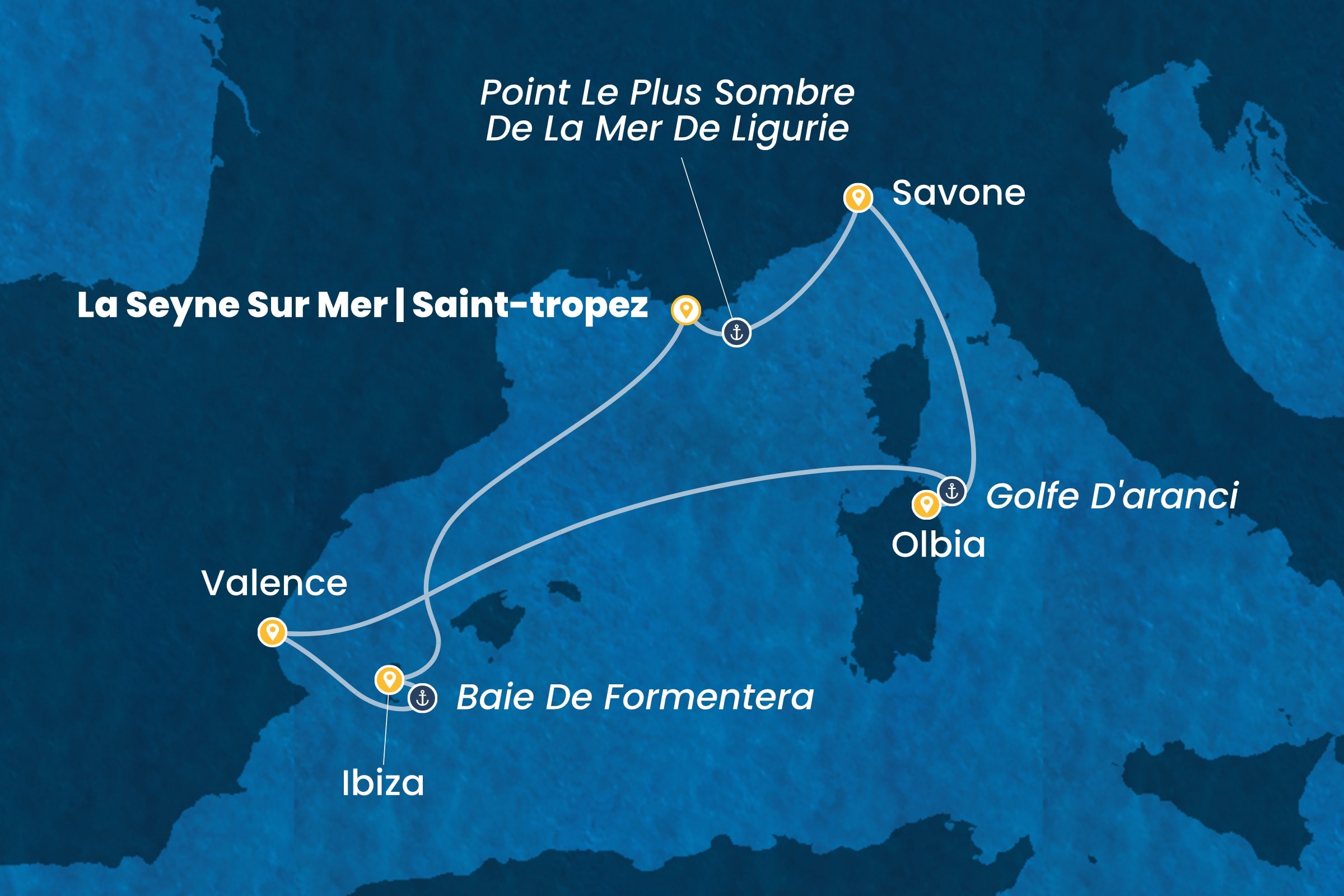 Carte de l’itinéraire