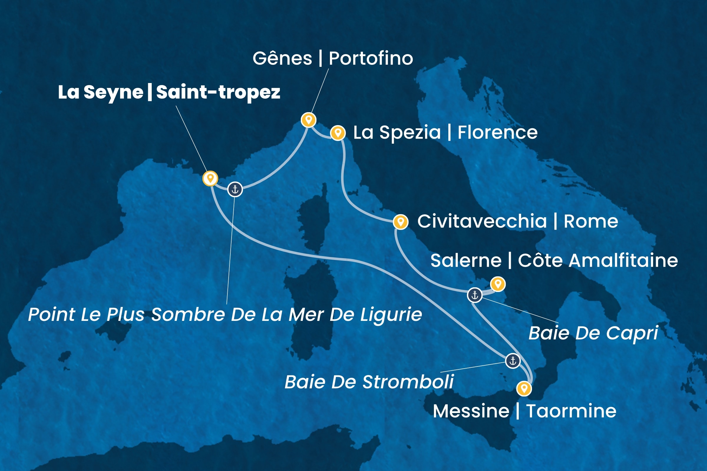 Carte de l’itinéraire