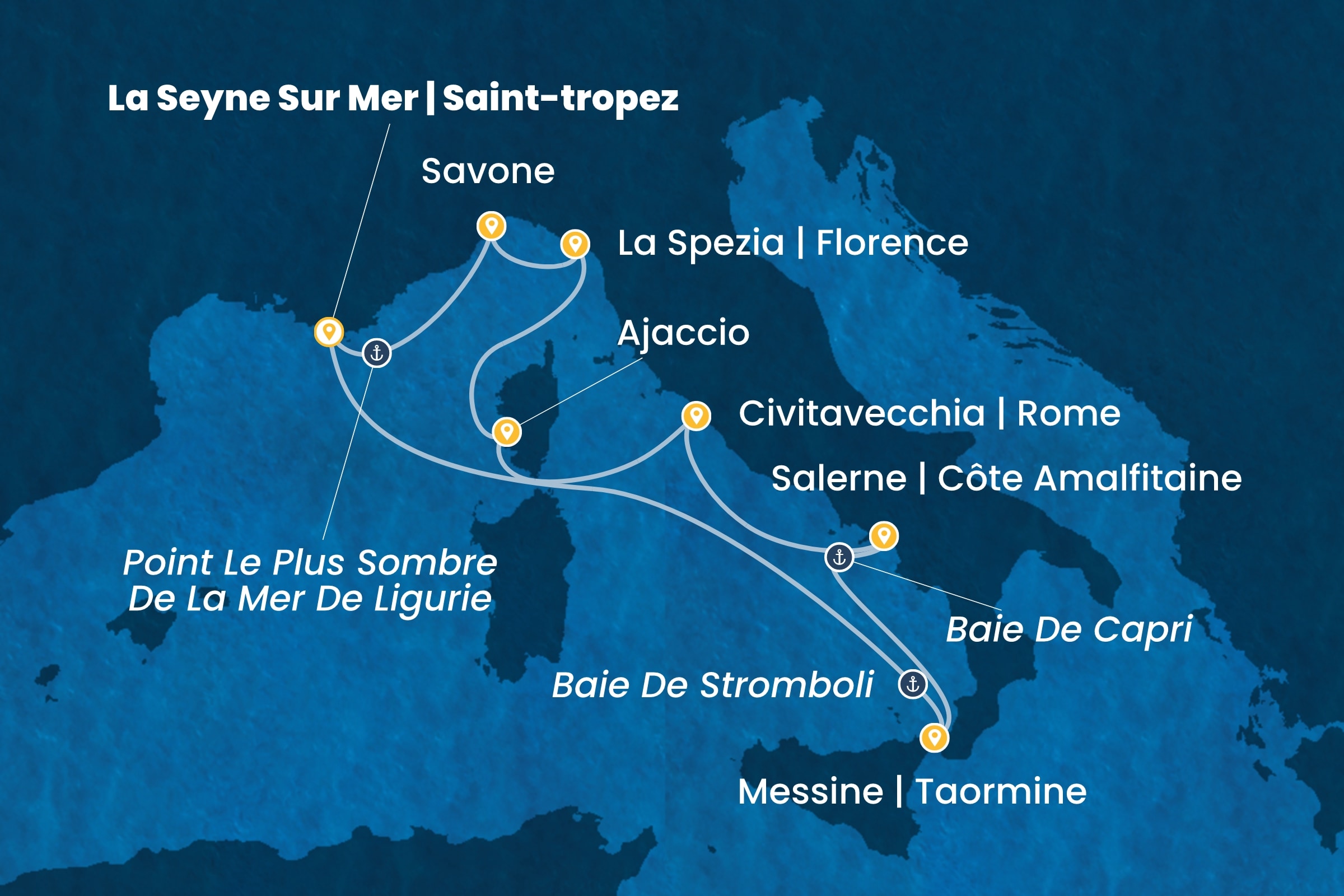 Carte de l’itinéraire